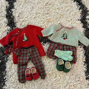 Bitty Baby Twins Christmas Outfits
